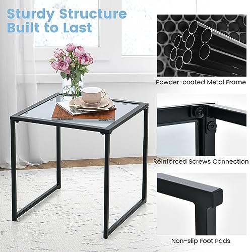 Giantex GX11164-NP Outdoor 17 Inch Square Table thumb #6