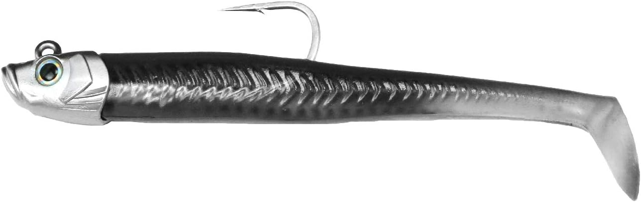 FishLab ME-7.5-BLK Mad Eel Sinking Black Ice 7 1/2" 3 1/2 oz