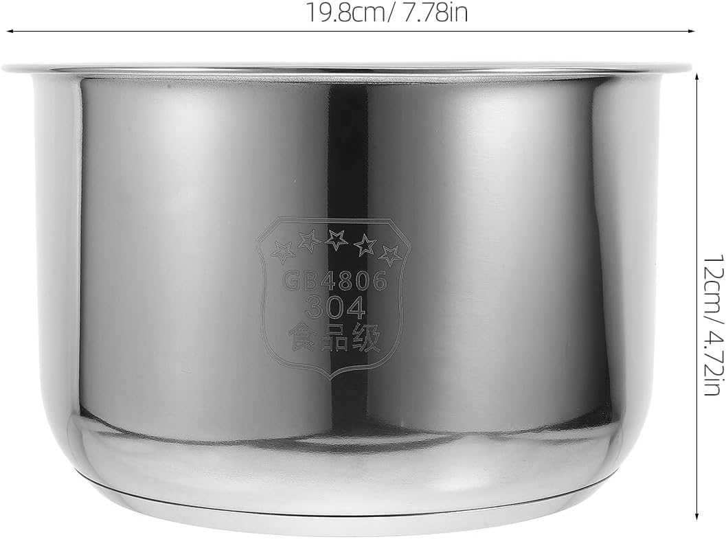 Rice Cooker Replacement Inner Pot 3L Liner Kitchen Utility Accessories