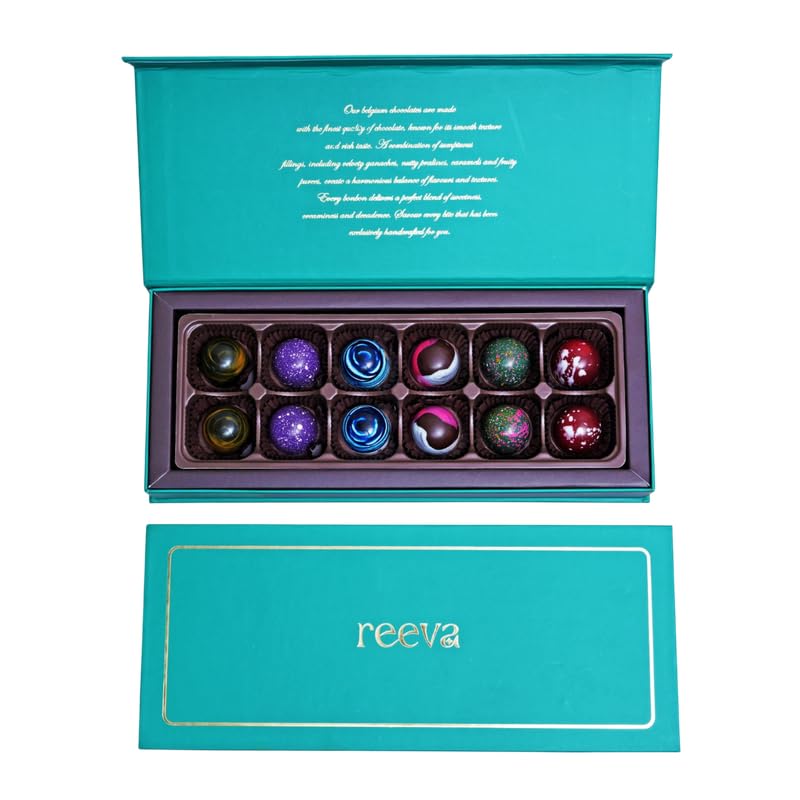 Image of VELVET FINE CHOCOLATES Belgian Assortments Box| Holi Gift Hamper | Festival Gifting | Holi Gifts For Family & Friends | Birthday, Anniversary Gift'S | Wholesome Corporate Gifting