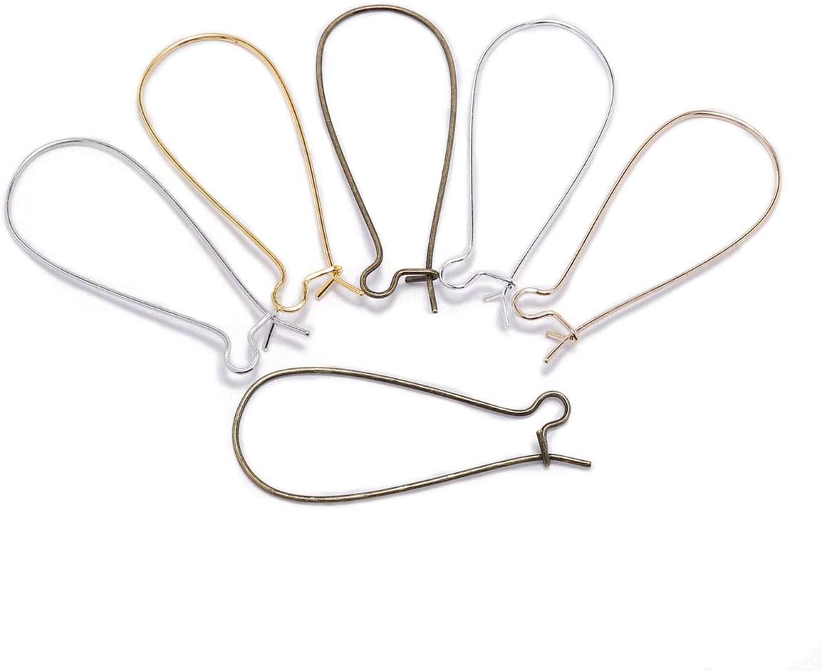 50pcs/lot KC Gold French Lever Earring Hooks Ear Wires Earrings Findings for Jewelry Making DIY Accessories Supplies (KC Gold, 12 x 25mm) image 4