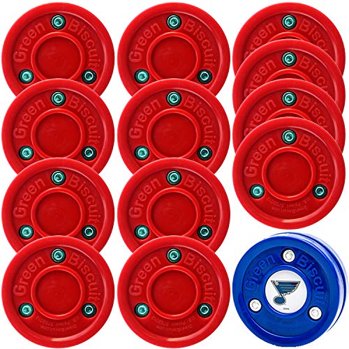 Green Biscuit Red 12 Pack Passers, Smart- NHL Puck/GB Sticker