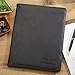 Personalization Universe Signature Series Personalized Full Pad Portfolio - Custom Faux Leather with Notepad, Business Card Slots, and Pen Loop - Ideal for Business, Personal Use, Padfolio