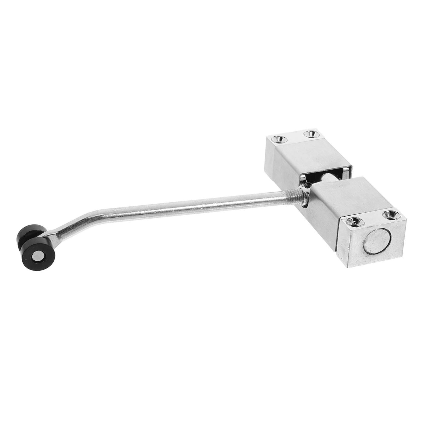 Cierrapuertas automático invisible inoxidable con amortiguador y sistema anti-rebote