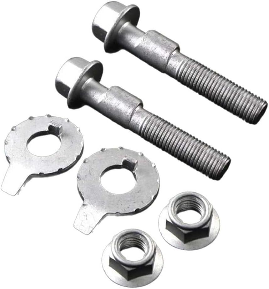 Eccentric Alignment Camber Bolt Set Professional Camber Screw Camber Adjuster Bolt Vehicle Parts Easy To Install Replacement