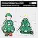 VIVOHOME 6FT Christmas Inflatable Outdoor Decoration, Christmas Tree Pop-Up Santa, Navidad Blow Up Yard Decor with Built-in LED Light for Lawn, Garden, Party