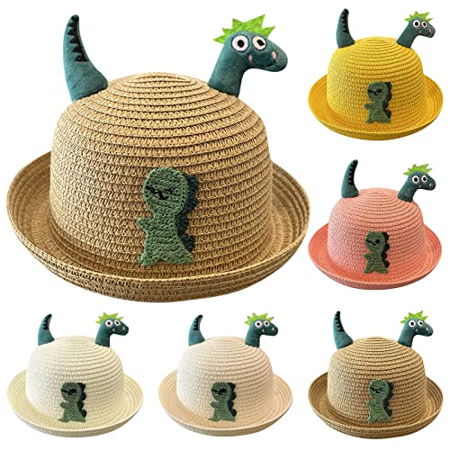 Children Hat Girls Boys Spring Autumn Outdoor Shade Cartoon Dinosaur Hat Fisherman Hat Kiddie Cap2