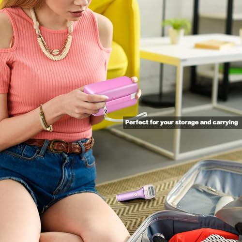 Case Compatible with Panasonic ES-AWL8AV/ES-AWL6AG/ES-WL80 Electric Shaver for Women Cordless 3 Blade Razor Pop-Up Trimmer Close Curves. Ladies Shave Razors Holder Fits for Charger -Purple (Box Only)