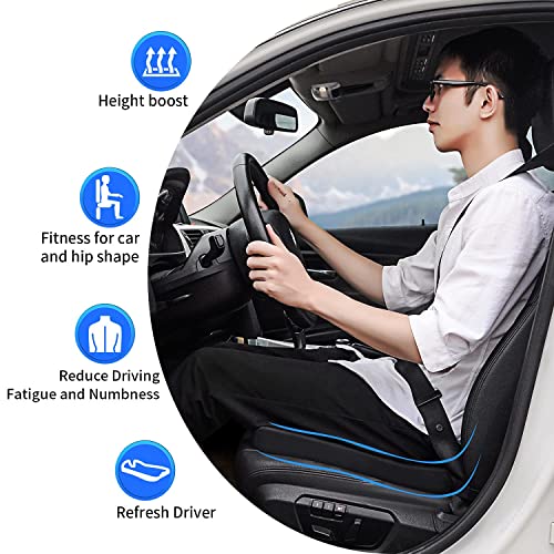 Car Seat Cushion For Car And Truck Driver Seat Office Chair Wheelchairs Coccyx Support Sciatica, Lower Back Pain Relief Memory Foam Car Seat Pad #TOP6