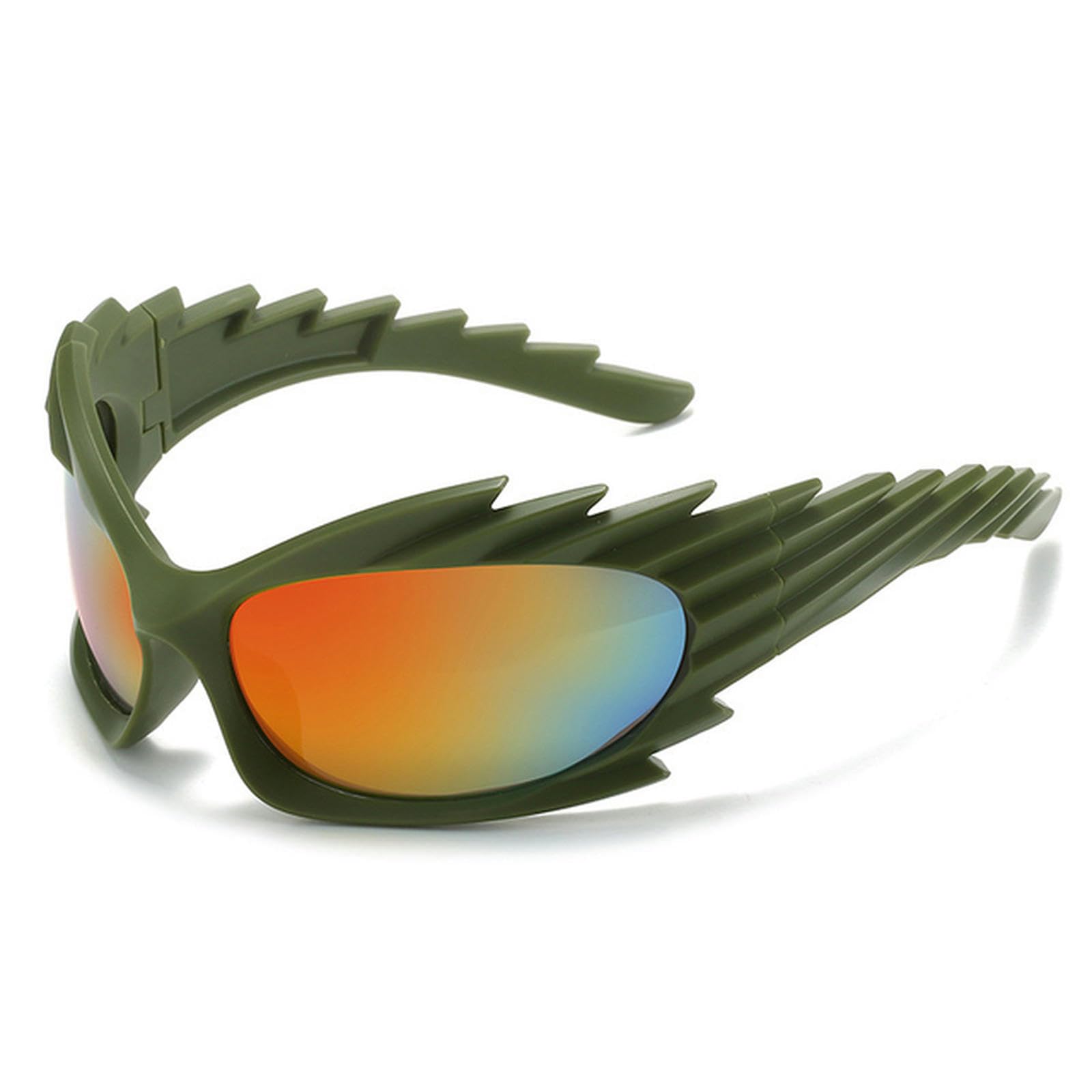 NOGRAX Okulary przeciwsłoneczne kocie oczy damskie retro gradientowe lustrzane gogle odcienie męskie sporty na świeżym powietrzu punkowe okulary przeciwsłoneczne