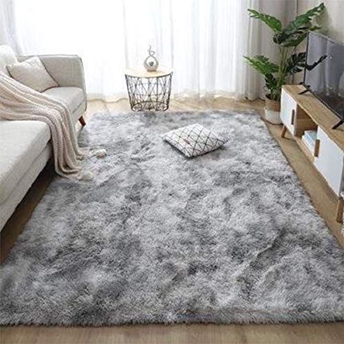 JURLEA Tappeti Soffici Tappeti per Soggiorno Tappeto Morbido Antiscivolo per Camere da Letto Moderne (160 x 230 cm, Bianco grigio)