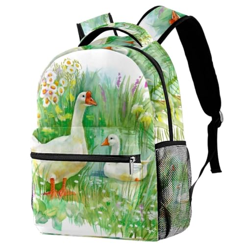 Sac de voyage décontracté oie aquarelle pour les sorties et le lycée