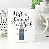 taza new york guide Artículo hecho a mano. Taza de café con texto en inglés \"I Left My Heart in New York, New York Gifts, New York Cup, New York Love, New York Print