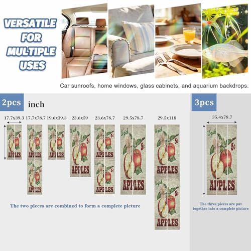 Película decorativa adhesiva para ventana de 17.7x78.7 pulgadas miniatura 4