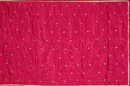 Image of Miss Ethnik Women's Pink Chinon Stitched Gown with Dupatta Full Sleeve Embroidered Anarkali Gown (MER-1275)