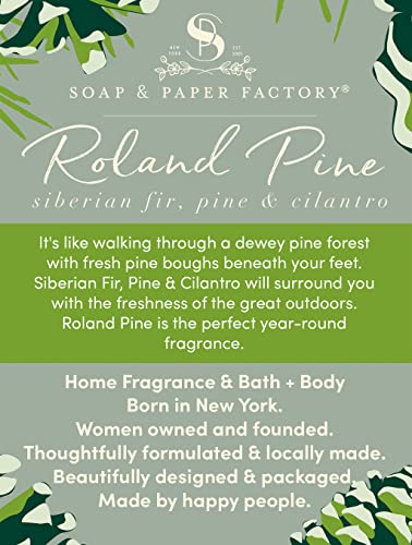 Soap & Paper Factory Roland Pine Votive Trio Gift Set - 3 X 2.4 Oz Votive Soy Candles #TOP5