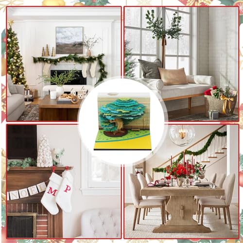 Calendrier de bureau 2026 haut de gamme en bloc-notes 3D art - 5