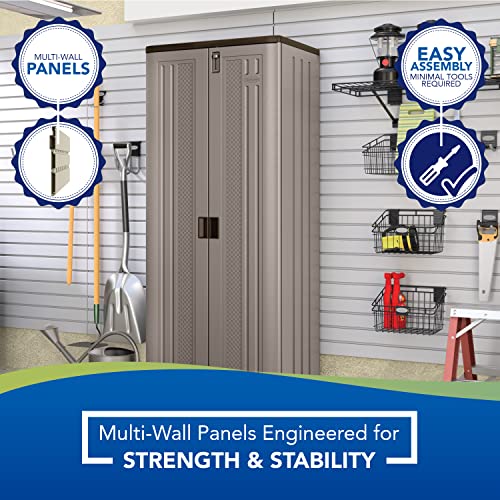 Suncast Bmc7200 Storage Cabinet, Platinum #TOP2