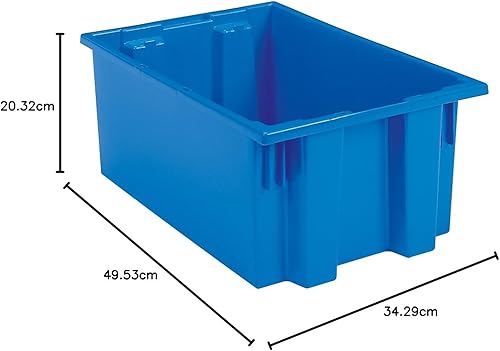 Miniatura 10 de Akro-Mils 35200 Contenedor de almacenamiento de plástico nido y apilable y bolsa de distribución, (19-1/2 pulgadas de largo x 13-1/2 pulgadas de