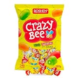 Deliex delicias de Extremadura. Caramelos Roshen 1 kg – Jelly, Crazy Bee Fruty, Coffee Like o Milky Splash – Bolsa de Caramelos Surtidos Envuelto Individualmente (Crazy Bee Fruty)