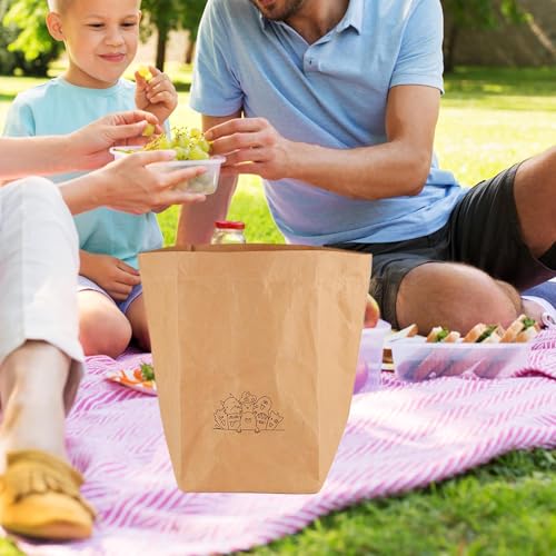 Bolsa de papel lavable de alta resistencia e impermeable para almacenaje 3