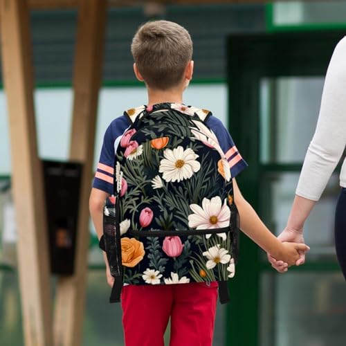 Sac à dos avec trousse à crayons élégant ensemble multicolore de 2 pièces