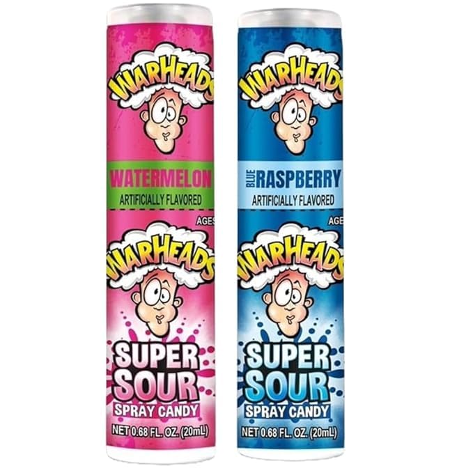 Warheads Super Sour Spray Candy flavours Watermelon & Raspberry (Pack of 2) 20ml (B0CSXDXFX6) Amazon Price History, Amazon Price Tracker