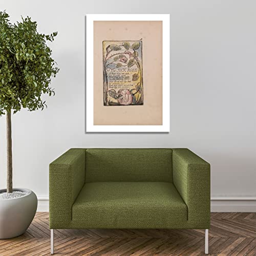 William Blake The Sick Rose décoration murale affiche XL - 7