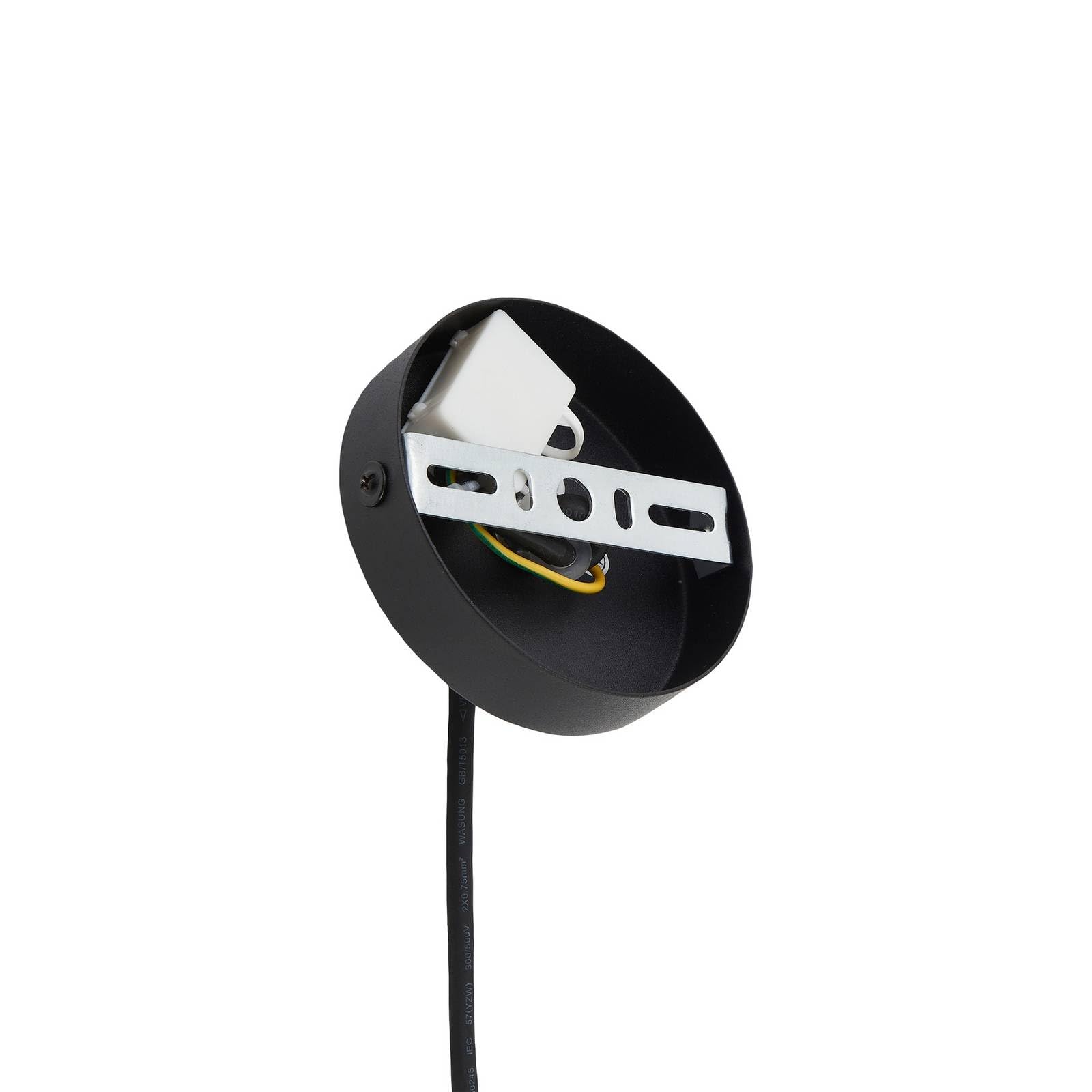 Lucande Marrin Suspension Noir Métal E27 Intensité Variable Moderne