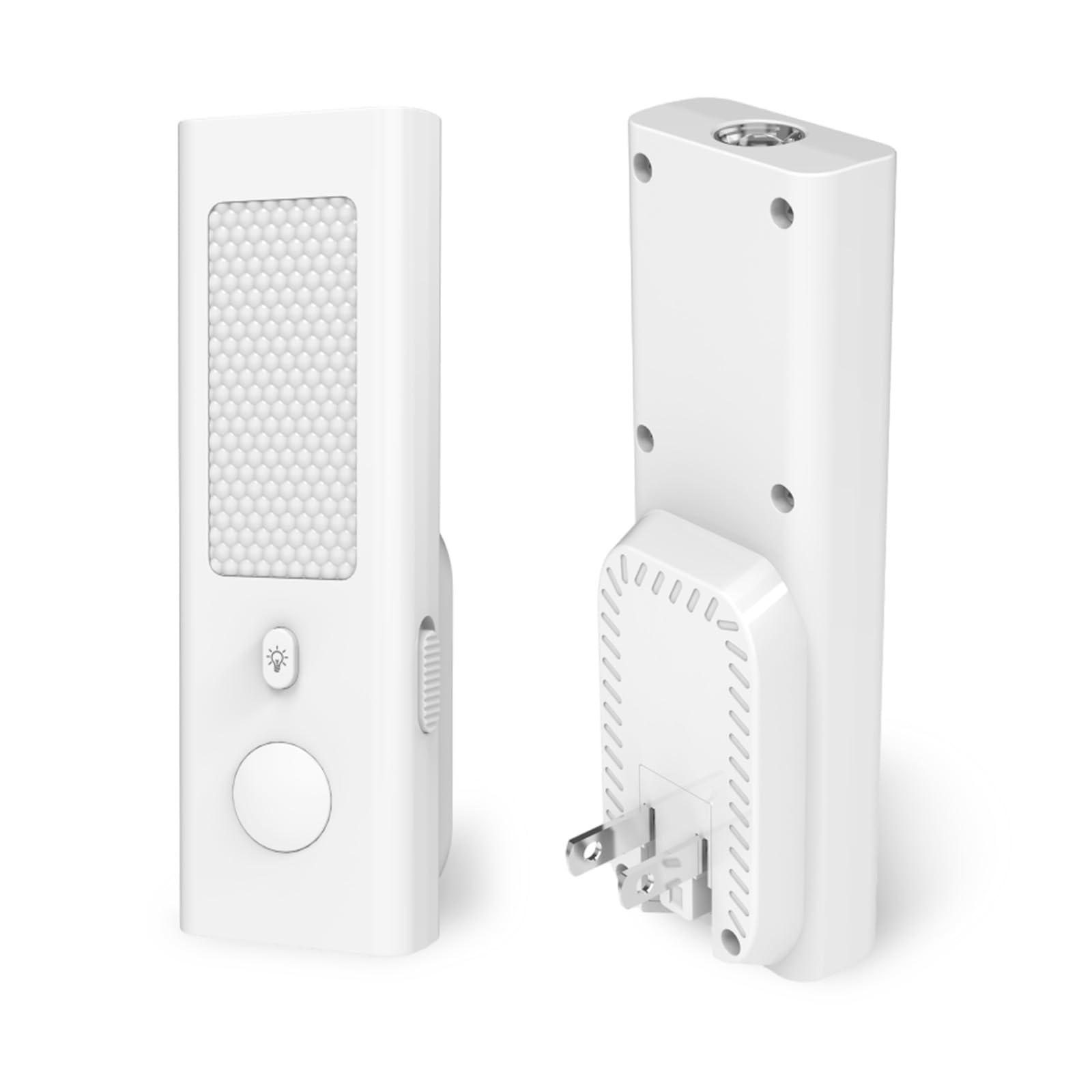 Luce notturna con sensore di movimento intelligente – 5 in 1 ricaricabile automatica, torcia elettrica di emergenza plug-in e portatile, interruzione di corrente e preparazione agli uragani per casa,