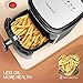 Aigostar Cube - Freidora de aire sin aceite 7L, 1900W, 7 funciones...
