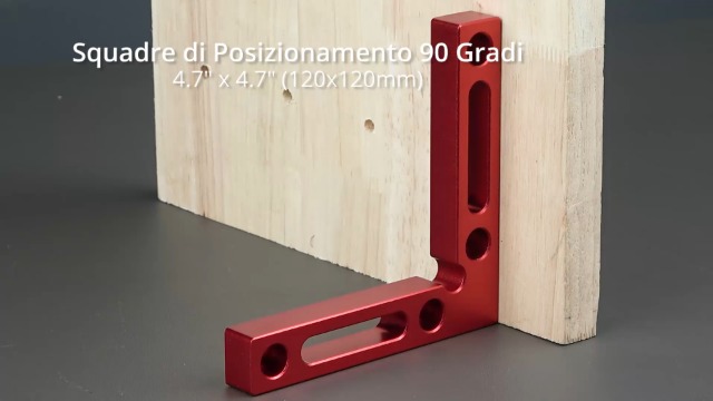 Morsetti Angolari 90 Gradi Per Legno - 4 Pezzi In Alluminio Per Cornici E Mobili - Foto 3