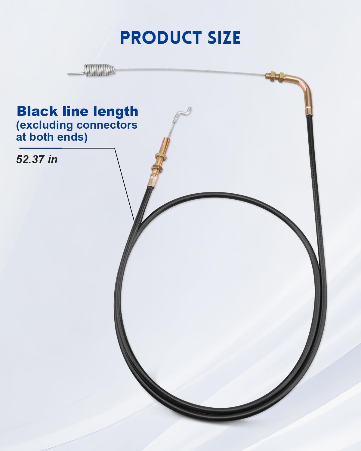 ANODZU 17527 Cable de embrague de repuesto para piezas de cortacésped de cuerda Earthquake Walk-Behind, para Viper M200 28463 37676 40314 600050V Tazz 35258 40095
