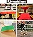 Kids Gymnastics Springboard, Vault Spring Boards with 4 Spring, Multifunctional Mini Trampoline, Home/Gym/Basement/Exercise Use (Color : Red)
