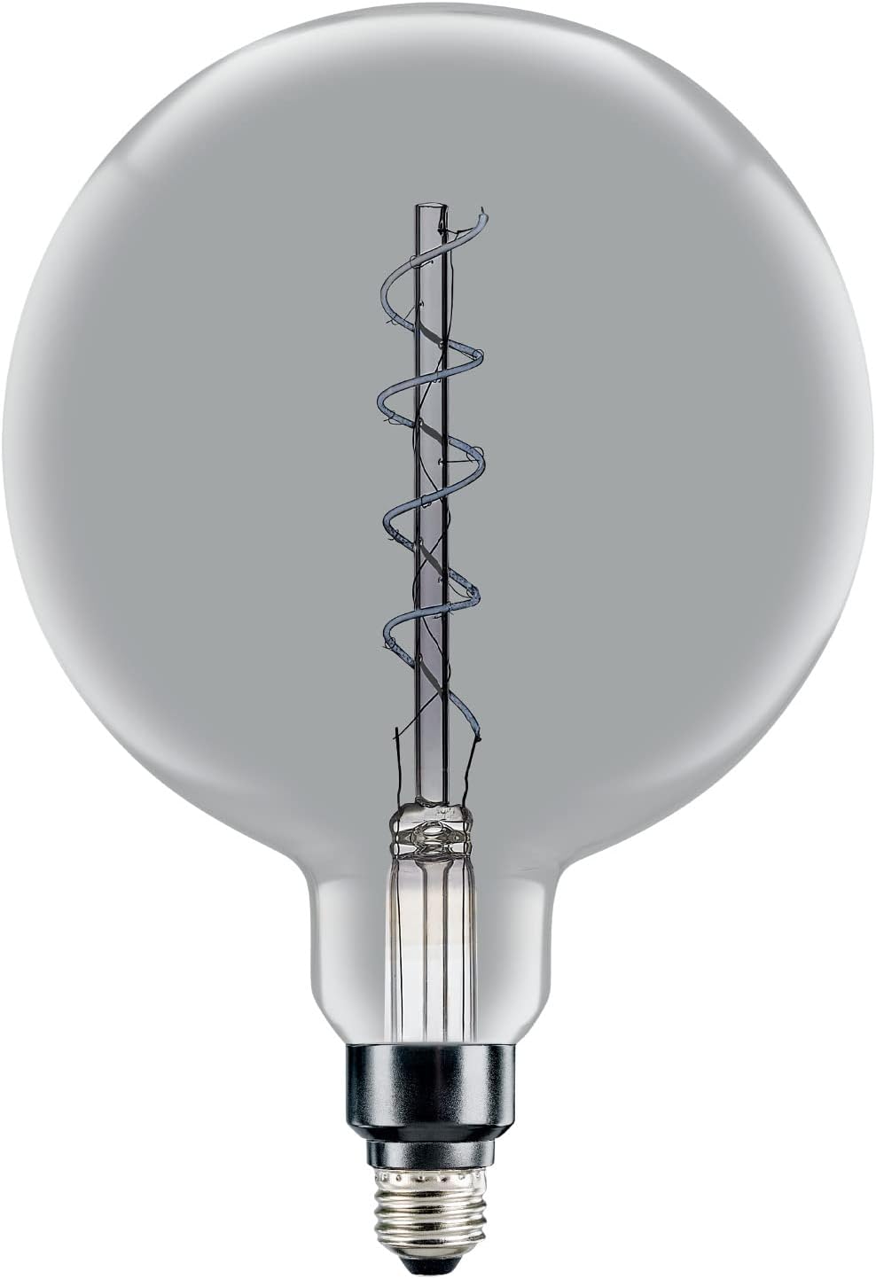 GE Vintage Style LED Light Bulb, 25 Watt, Smoke Finish, G63 Globe Bulb (1 Pack)