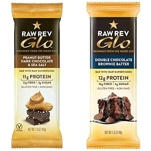 Raw Rev Vegan Chocolate Variety Pack, 1.6 Oz Protein Bars, 24 Pack (2-12-Packs) Cover