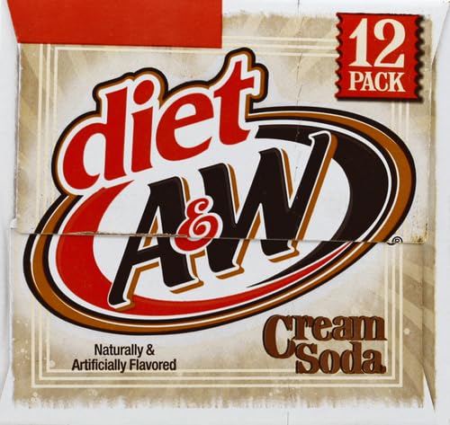 A W Diet Cream Soda 12 Fl Oz pack of 12 — view 12