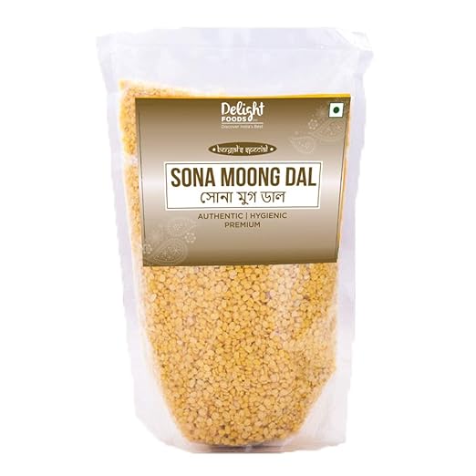 Premium Bengali Sona Moong Daal - 400gm (Set of 2 Packets - Each of 200gm)