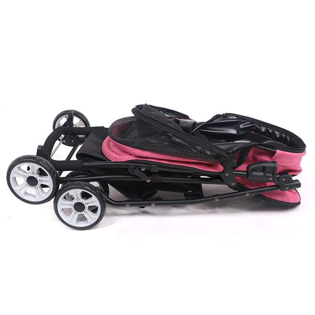 Huisdier kinderwagen, 4-wiel kat kinderwagen, met