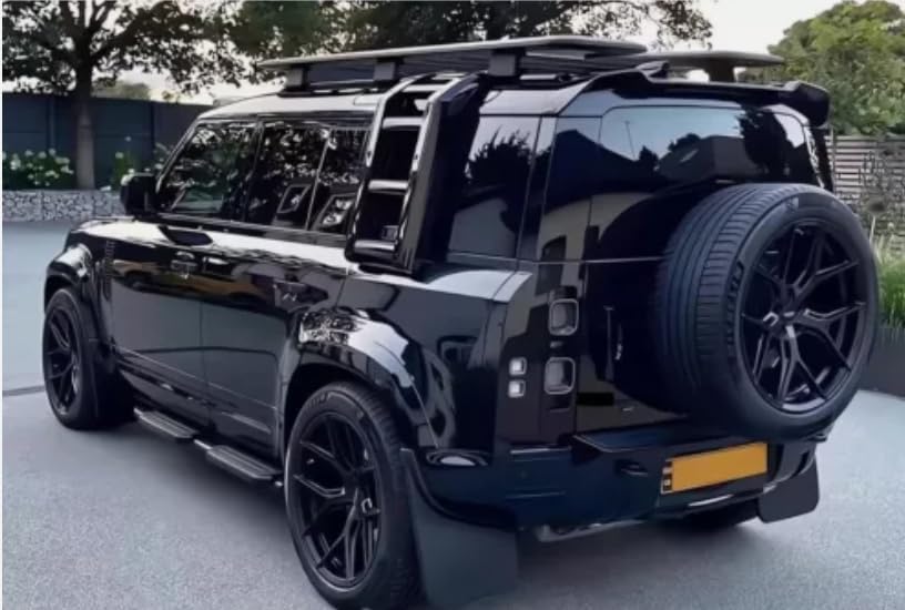 Side Access Ladder Roof Step Accessories fit LR Defender 110 90 130 2020-2025 Gloosy Black Side Access Ladder