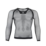 [ミレー] アンダーウェア ドライナミック メッシュ 3/4 スリーブ クルー Newlogo MIV01356 メンズ ブラック-ノワール(NEW LOGO) 2XL