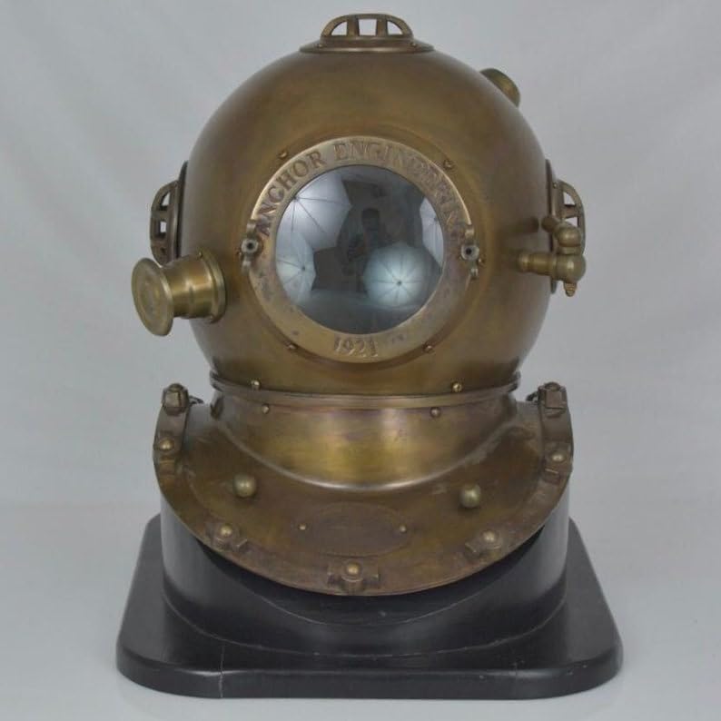 Vintage 18 Diving Helmet Maritime 1921 Anchor Engineering Deep Sca Antique Scuba Divers Helmet Replica Reproduction.