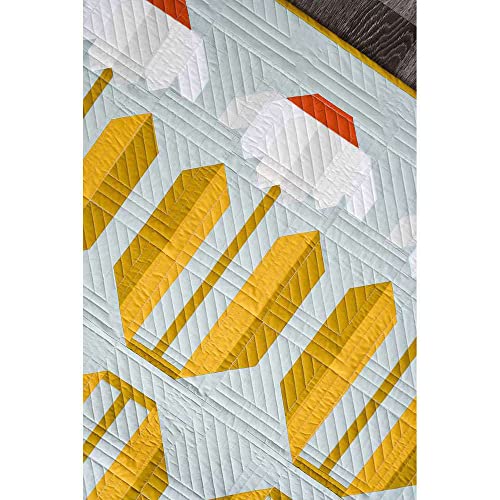 Pen and Paper Patterns Everbloom Quilt Pattern, Multi