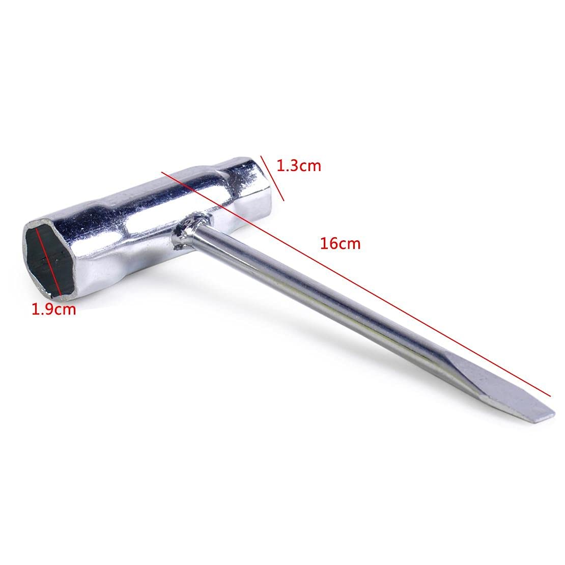 Lot De 3 Clés Combinées 13 Mm X 19 Mm - Pour Bougie Allumage Tronçonneuse, Tondeuse, Coupe-bordure - 3
