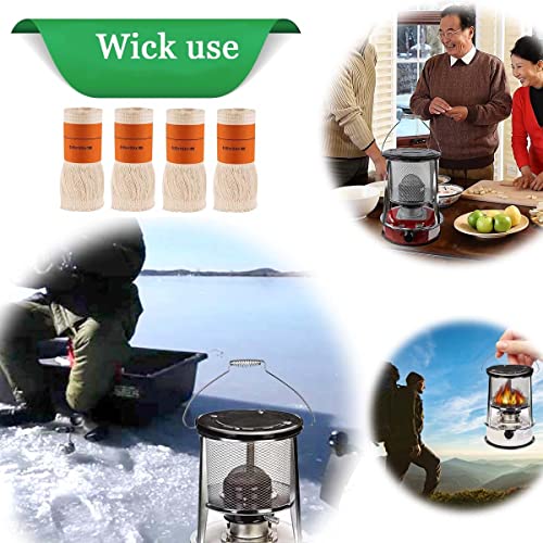 Kerosene Stove Wicks, Glass Fiber Cotton Core Replace The Wicks, For Kerosene Stove/Petroleum Heater/Camping Stoves (Size : 2Pcs) #TOP6
