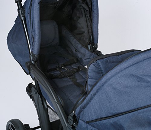 Geschwisterwagen Chic 4 Baby 273 52 Doppio in Blau