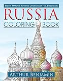 Russia Coloring Book: 8 Famous Russian Landmarks for Coloring