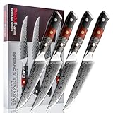 Inferuno 4-Piece Steak Knife Set – 67-Layer AUS-10...