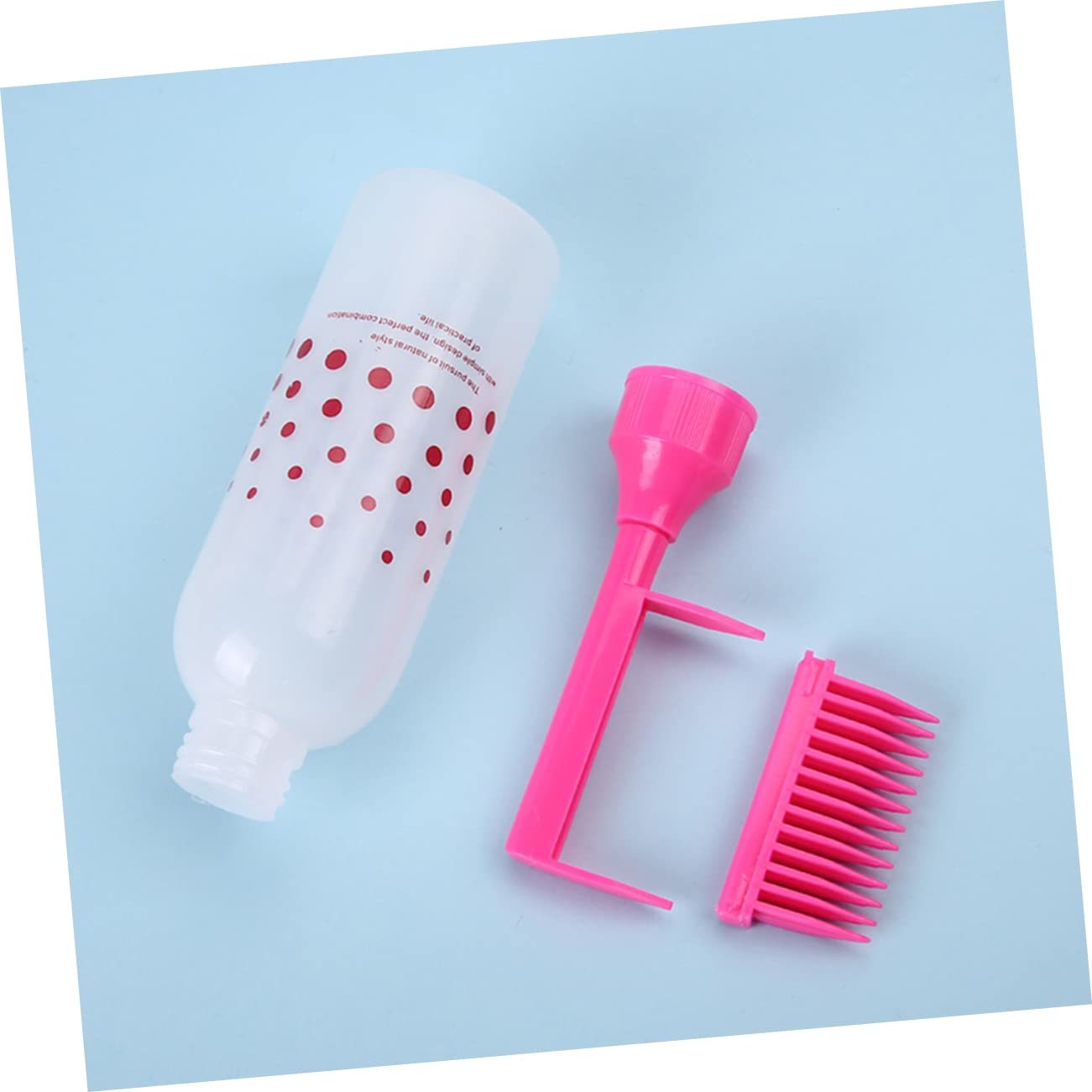 Ipetboom 6Pcs Hair Dye Applicator Bottles with Comb Multi Color Root Comb Applicators for Easy Hair Coloring Includes