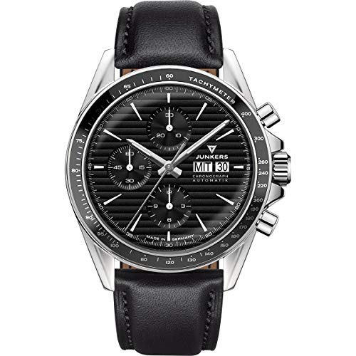 Junkers JUMO Automatik Uhr ETA Valjoux 7750 Saphirglas Tachymeter